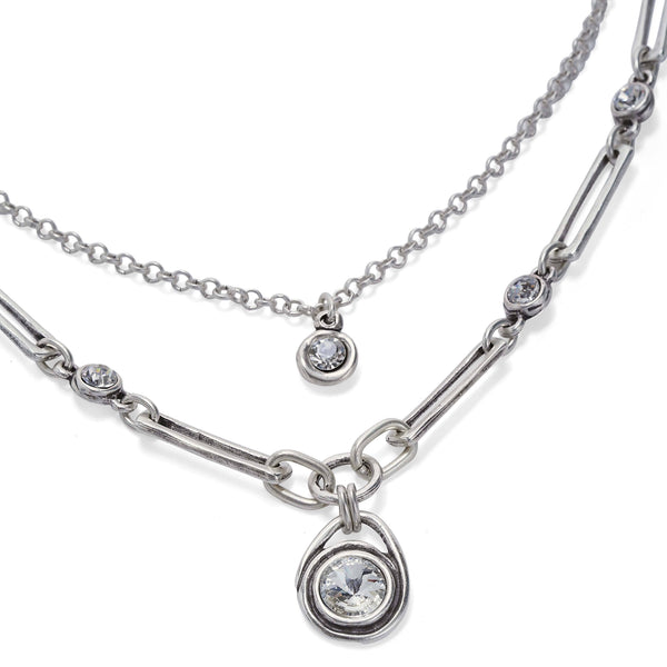 Handmade Pewter Necklace - 3817