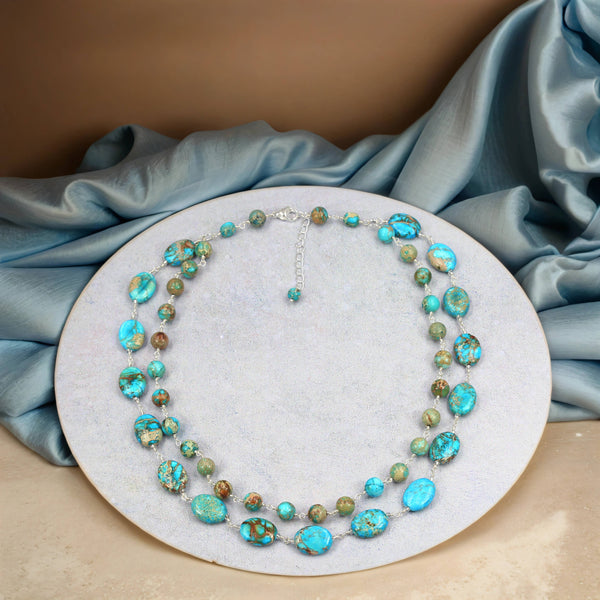 Double Strand Imperial Jasper Necklace