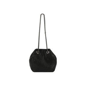 Sparkly Black Pouch Evening Bag