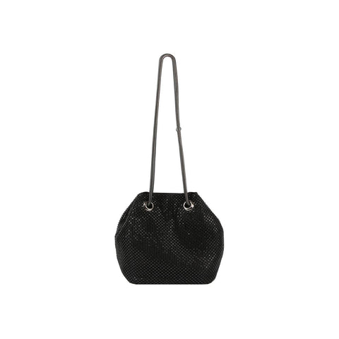 Sparkly Black Pouch Evening Bag