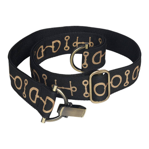 Black Snaffle Bits Belt