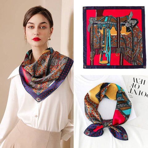 Square Saddle Pattern Scarf