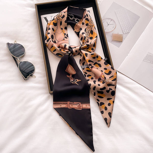 Women’s Long Silk Scarf – Stylish Neck Accessory_CWASC03144: TYPE5 / (OS) 2
