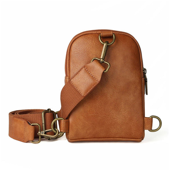 Brown Snaffle Bit Crossbody Bag