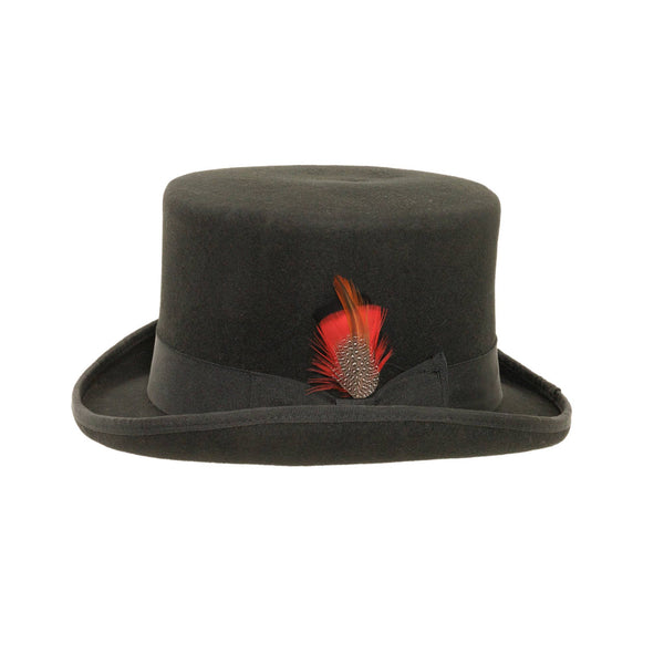 Lightweight Wool Top Hat - Style Majestic: White / LG