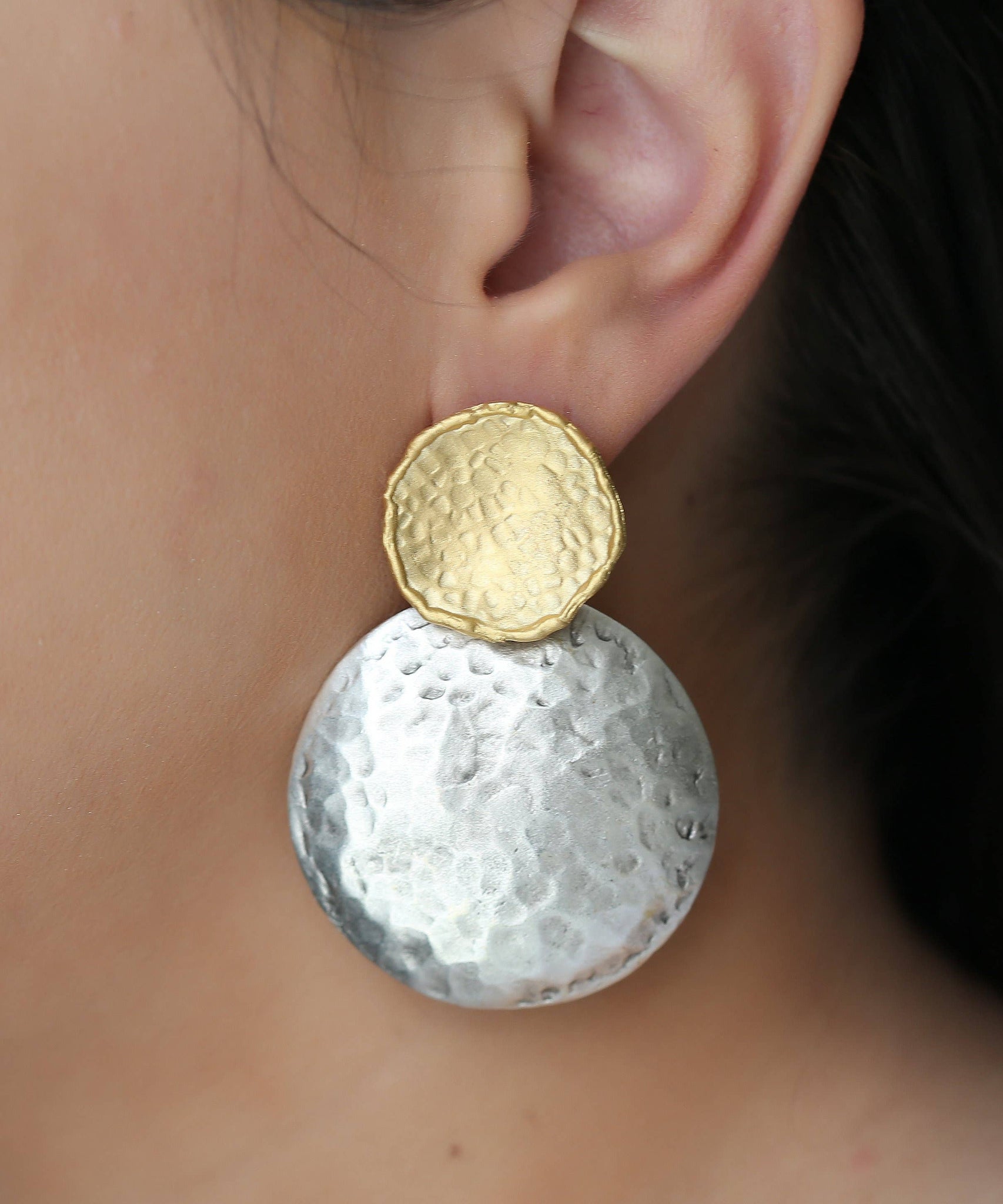 Gold & silver plated women ring