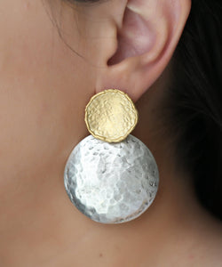 Gold & silver plated women ring