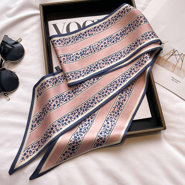 Women’s Long Silk Scarf – Stylish Neck Accessory_CWASC03144: TYPE4 / (OS) 2
