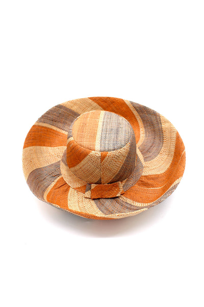 Tobacco Swirl Hat with 7" Brim