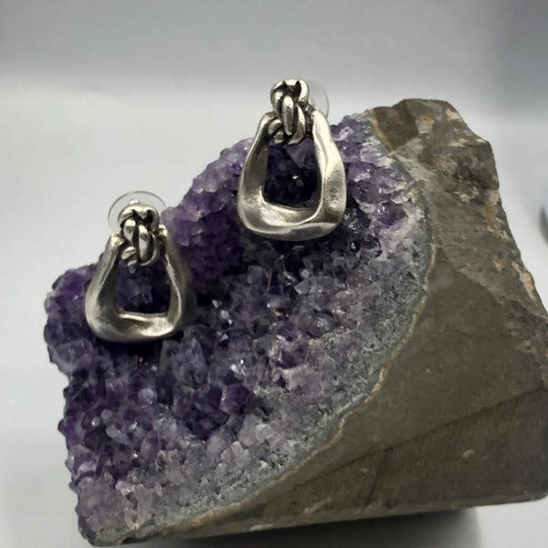 Loop and Knot Earrings