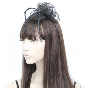 Looped Sinamay Fascinator On An Aliceband