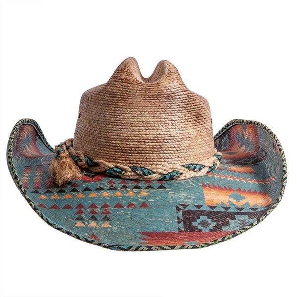 Mexican Palm Straw Hat - Style Cassius: Natural / MD