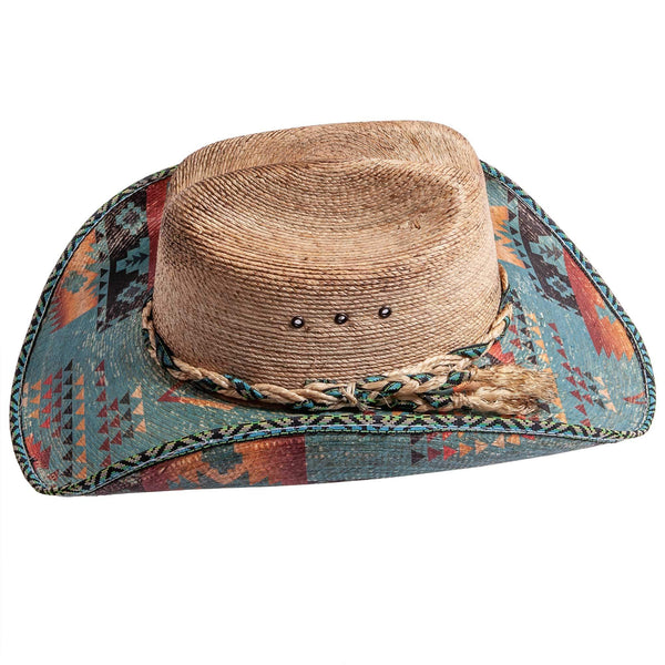 Mexican Palm Straw Hat - Style Cassius: Natural / MD