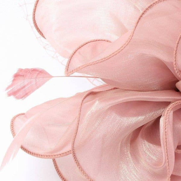 Style Fleur. Pink Chiffon Fascinator On An Aliceband