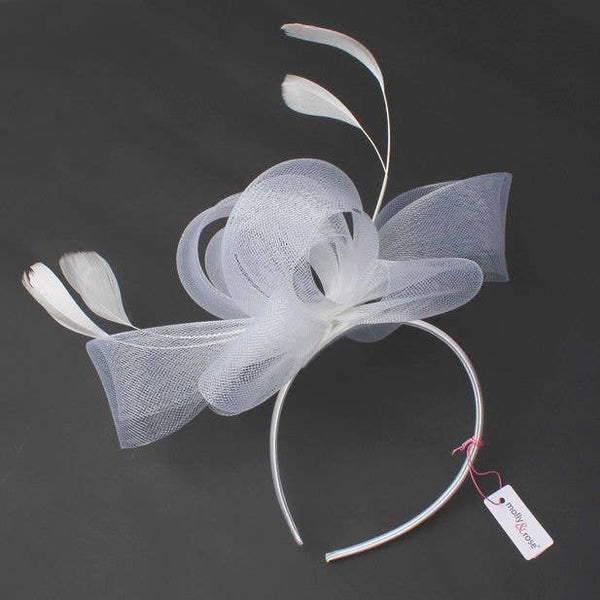 Looped Net Fascinator On An Aliceband