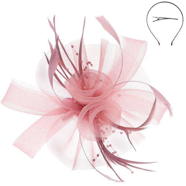 Kentucky Derby Southern  Feather Fascinator Detachable 4: Rd