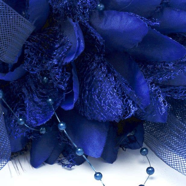 Style Elsie. Navy Looped Fascinator On An Aliceband