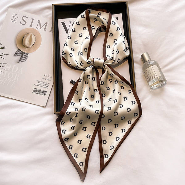 Women’s Long Silk Scarf – Stylish Neck Accessory_CWASC03144: TYPE13 / (OS) 2