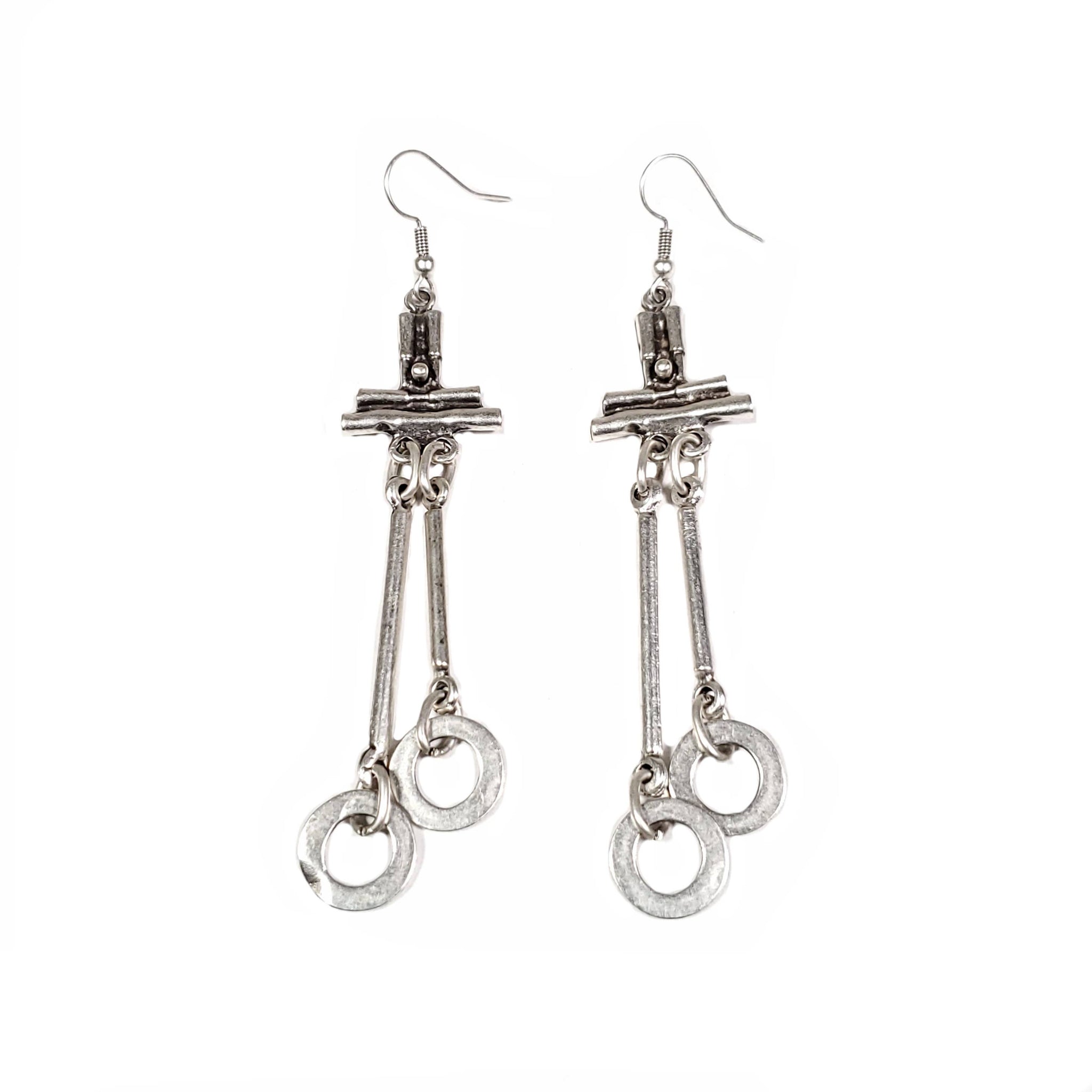 Item # ALL-3488 - Pewter Earrings