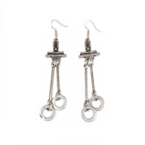 Item # ALL-3488 - Pewter Earrings