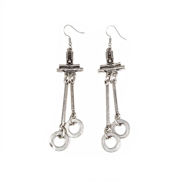 Item # ALL-3488 - Pewter Earrings