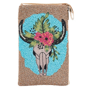 Boho Skull Club Bag
