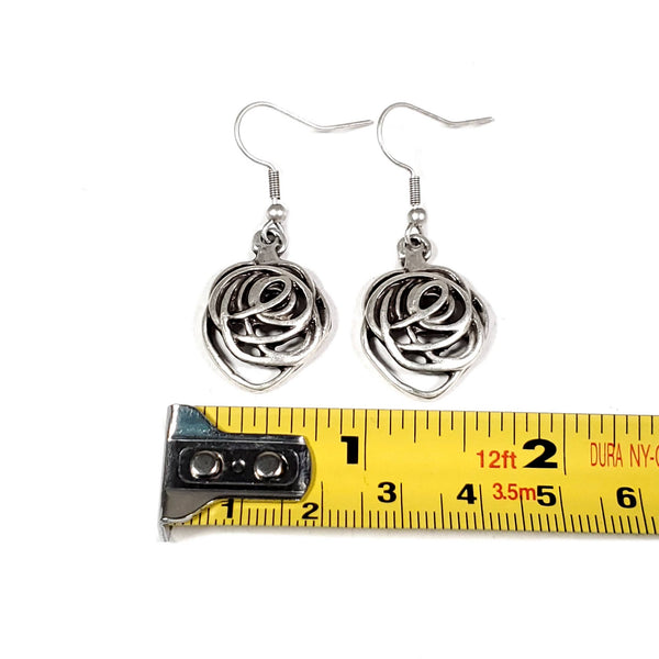 Item # ZE-053 - Pewter Earrings