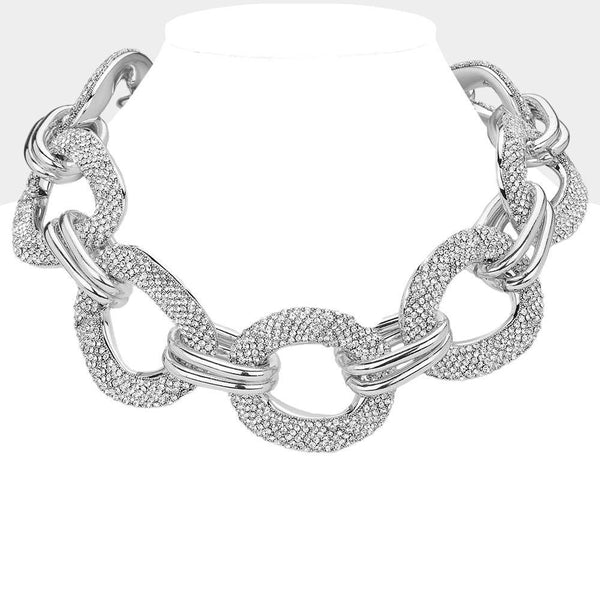 Silver Chunky Chain Necklace