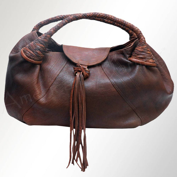 Full Grain Leather Top Handle Bag for Women: ADBGM177