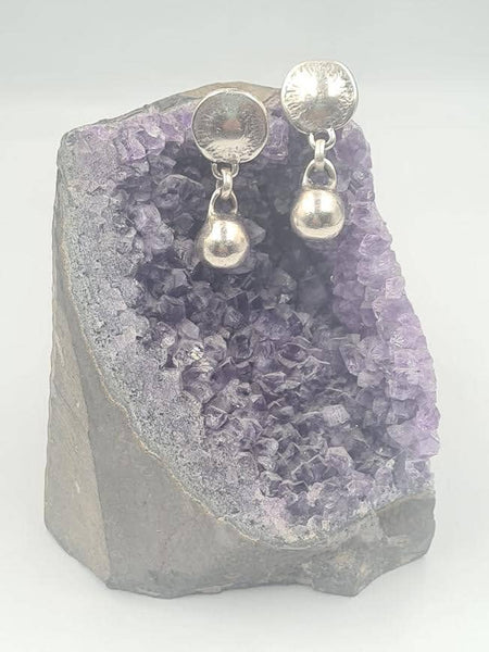 Sculptural Drop Post Earrings