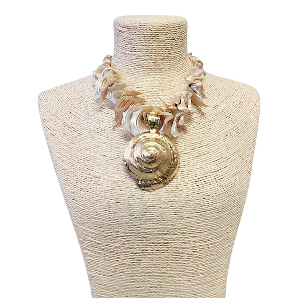 Mocha Seashell Necklace