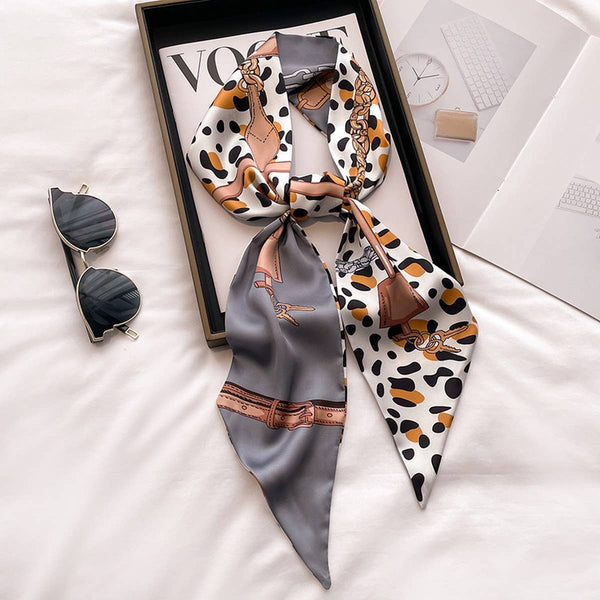 Women’s Long Silk Scarf – Stylish Neck Accessory_CWASC03144: TYPE5 / (OS) 2