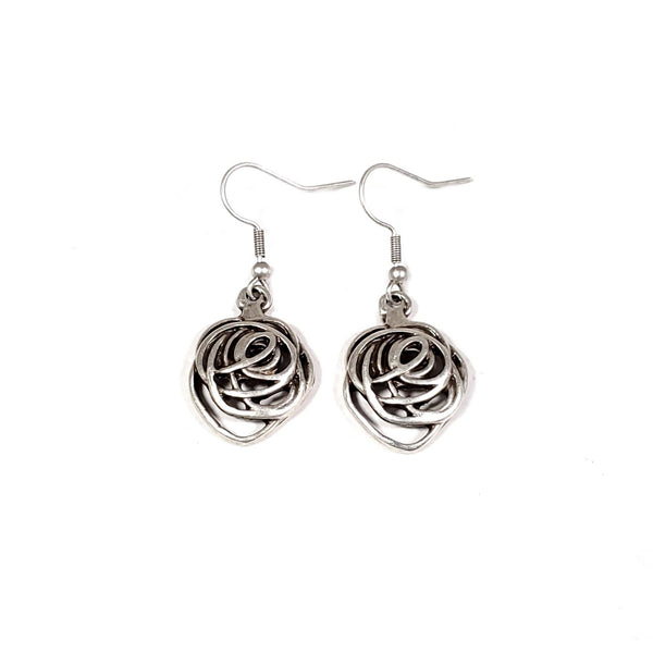 Item # ZE-053 - Pewter Earrings