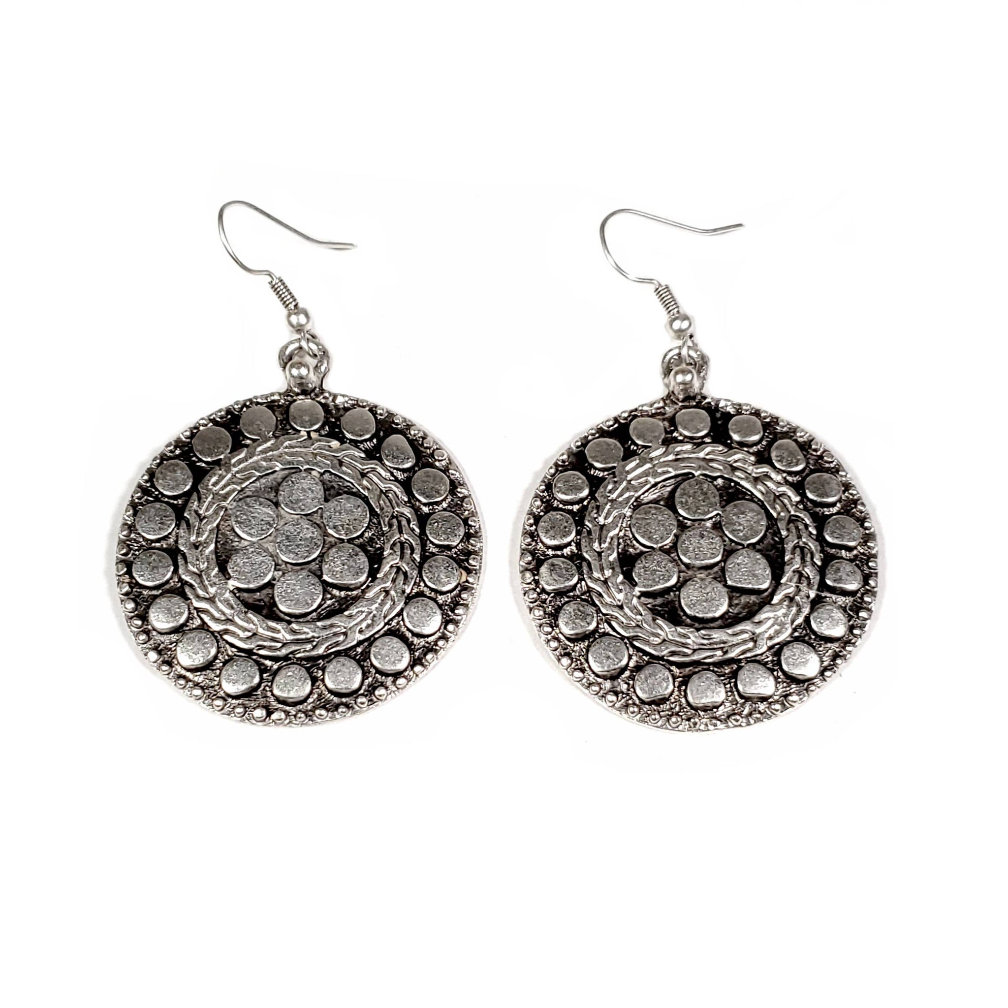 Item # ALL-3261 - Pewter Earrings