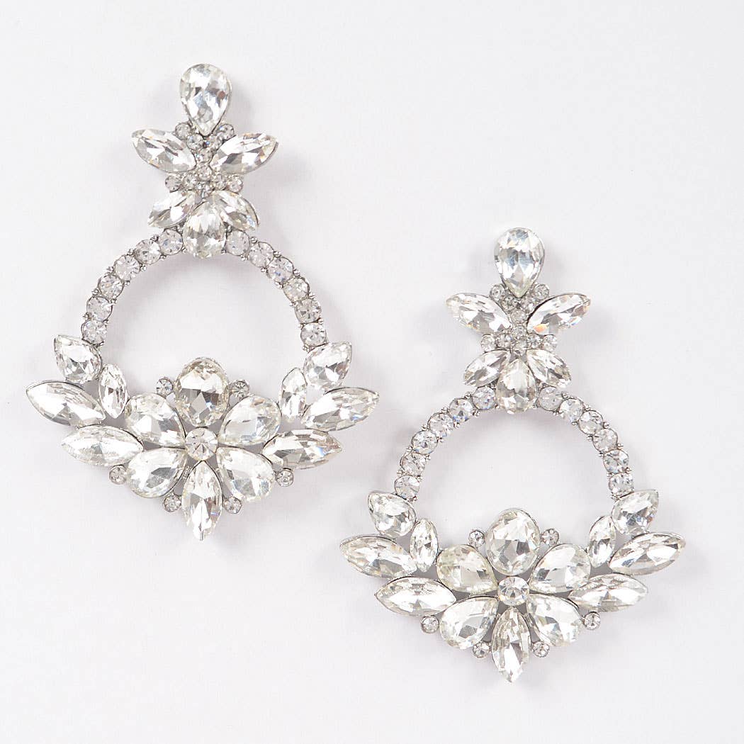 Rhinestone Earring: CLSL