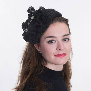 5740H  BAGGED HEADBAND FASCINATOR COCKTAIL HATS