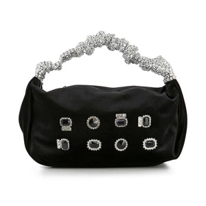 Bold Stone Petite Evening Bag: Black