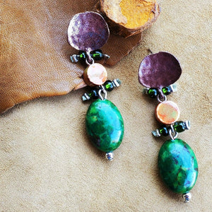 STR1062 Strata Linked Drop Earrings