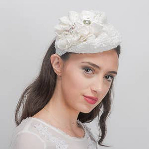 5740H  BAGGED HEADBAND FASCINATOR COCKTAIL HATS