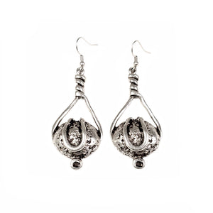 Item # KU-128 - Pewter Earrings