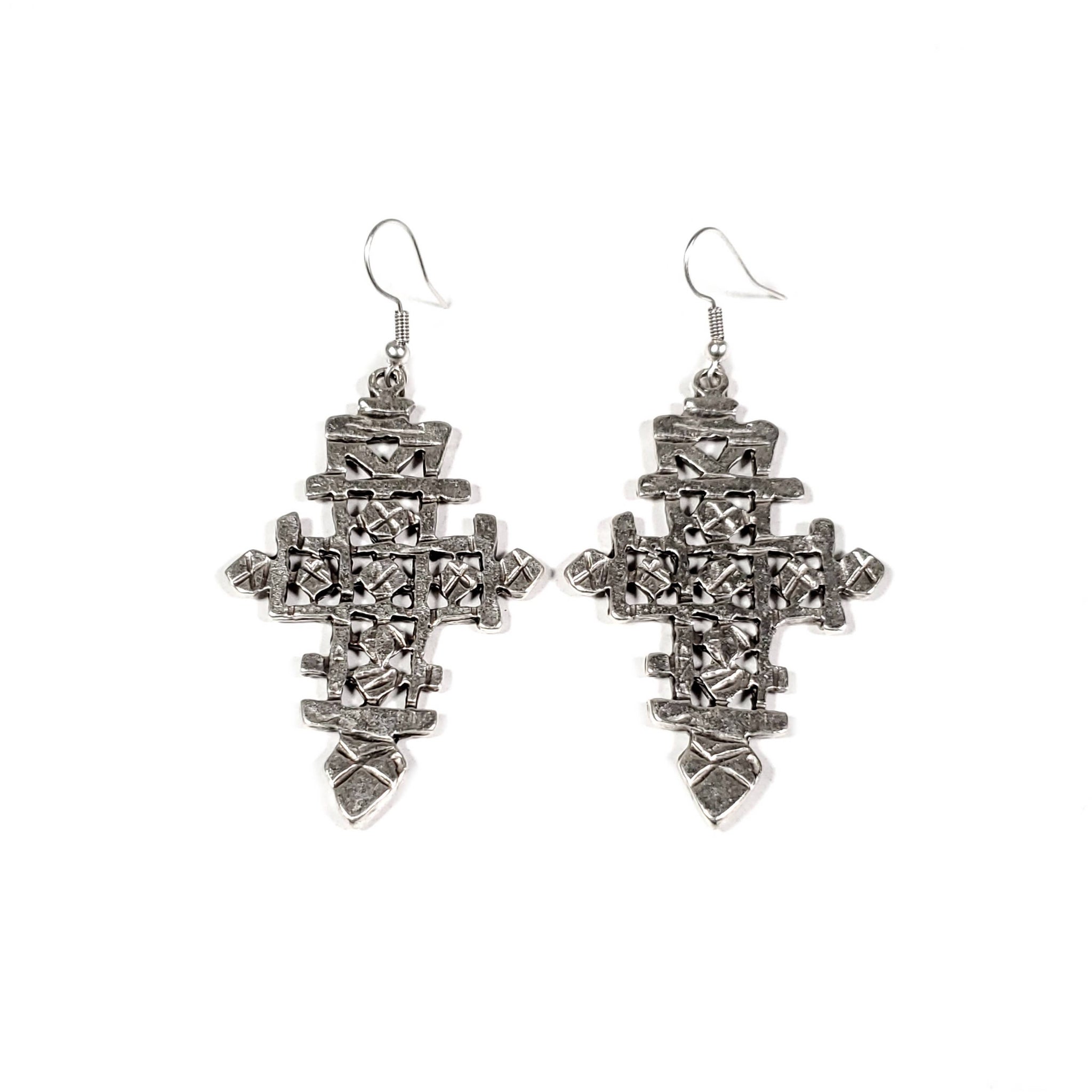 Item # 061-4143 - Pewter Earrings