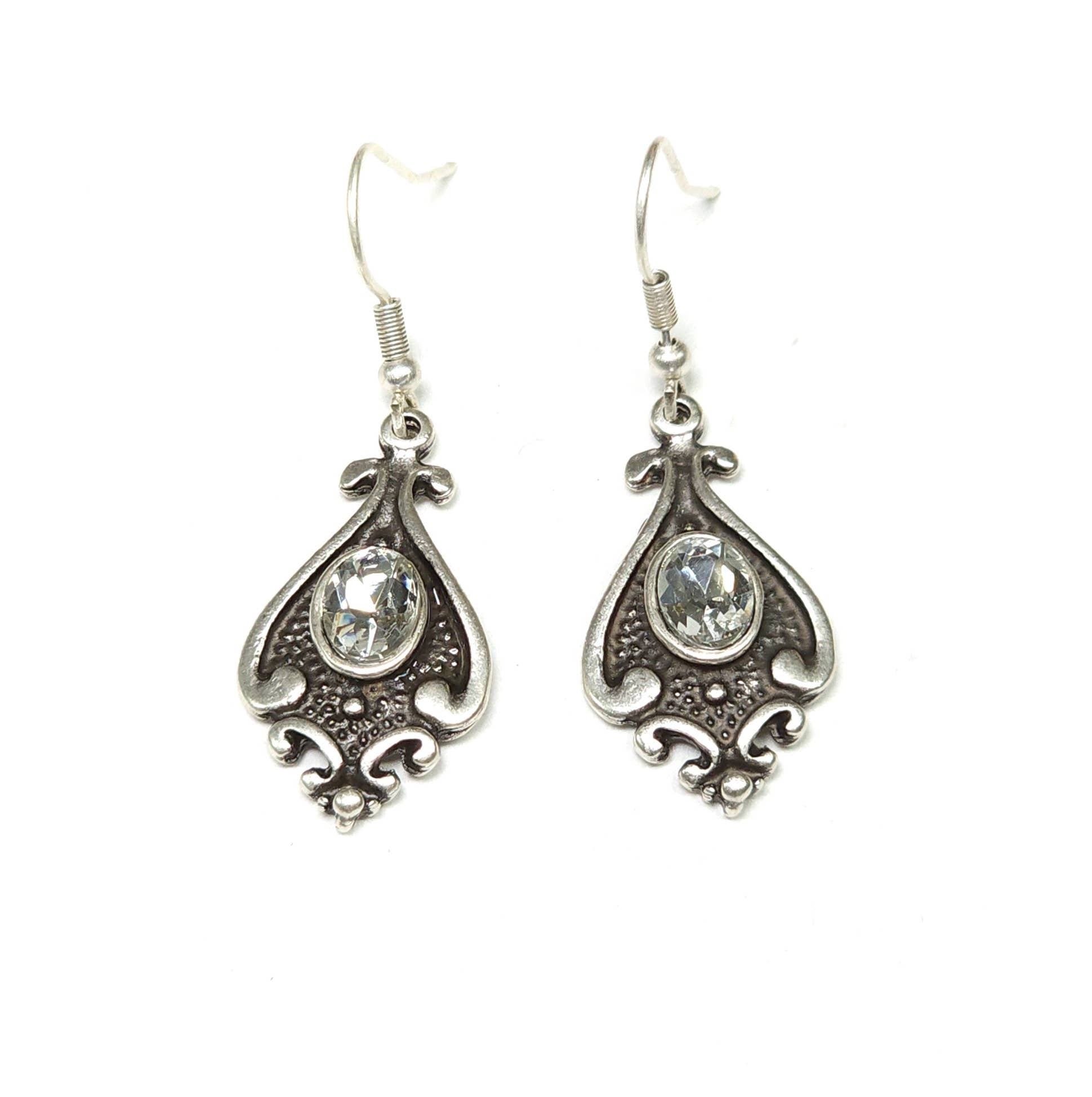 Item # NE-1340 - Pewter Earrings
