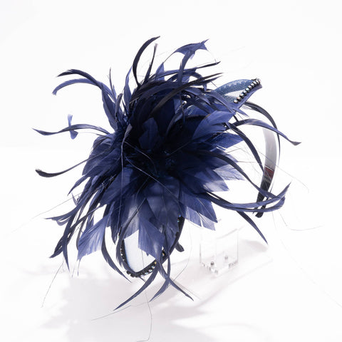 AJ731H FEATHER BOW HEADBAND