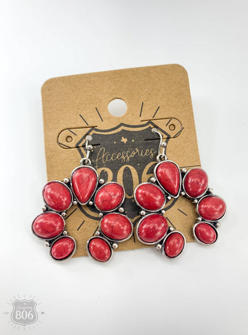806-E145 * Squash blossom earring
