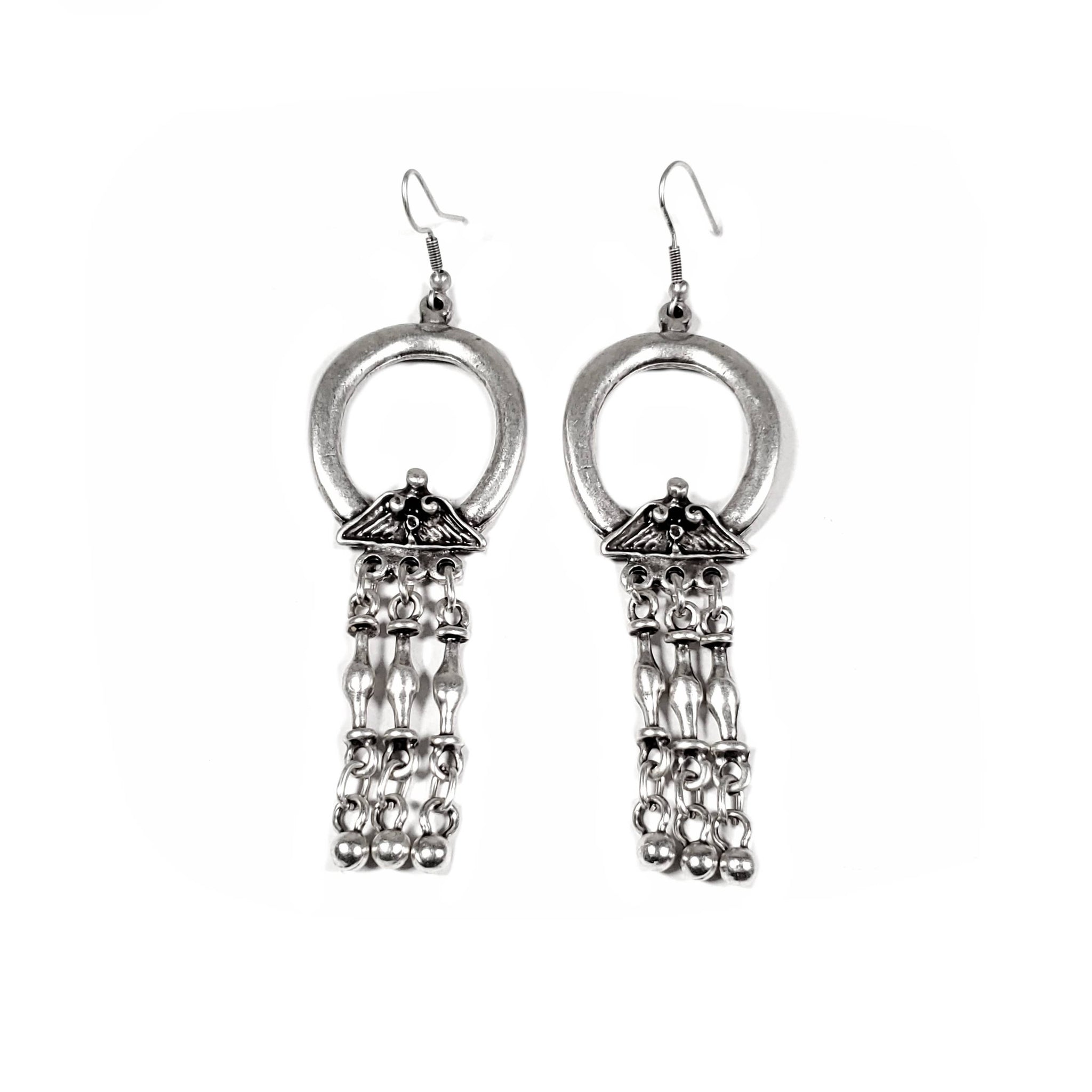 Item # ZEP-024 - Pewter Earrings
