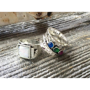 Ring silver antique