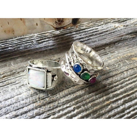 Ring silver antique