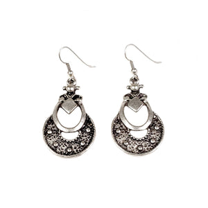 Item # KU-105 - Pewter Earrings