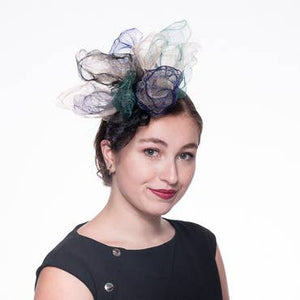 5842AH Crush Crin Headband Fascinator Cocktail Hats