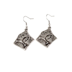 Item # ZE-328 - Pewter Earrings